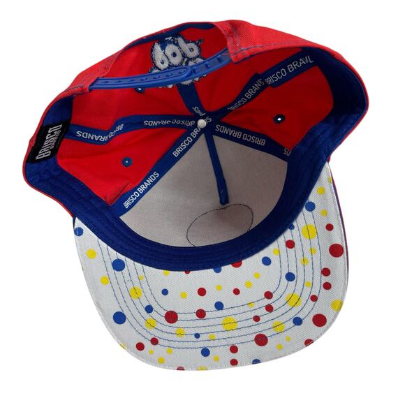 Charms Blow Pop SnapBack Canvas Cap Hat Red White Blue Cotton One Size Adult - Picture 5 of 7